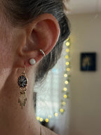14k gf Mini Puka Shell Studs