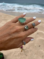 Bar Harbor Sea Glass Cuff