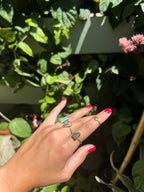 Blue Seaglass Ring RTS